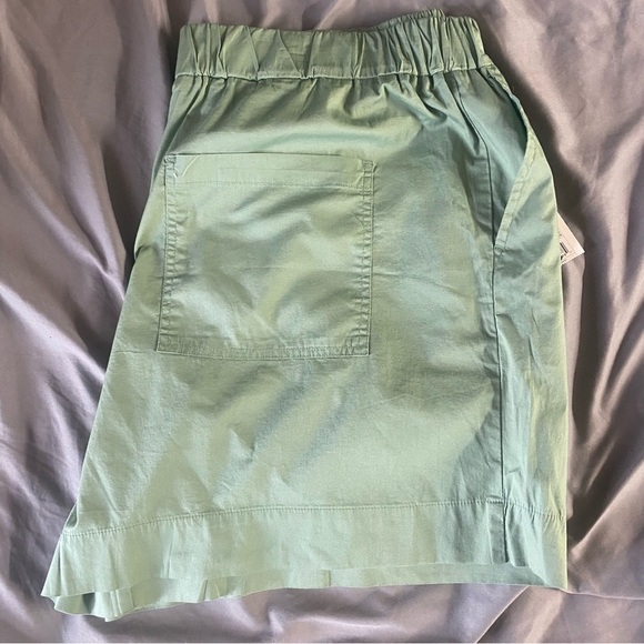 A New Day NWT Olive Green High-Rise‎ Pleat Front Poplin Shorts XXL - Picture 3 of 10